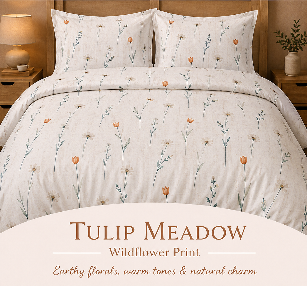 Spring Reverie – Tulip Meadow (Wildflower Print)